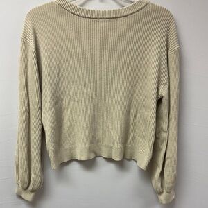 Lululemon Round Neck Sweater Women's Cream Size 6